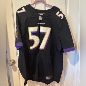 Nike NFL Baltimore Ravens Jersey 52 On Field #57 C.J. Mosley Size XXL Black